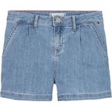 Tommy Hilfiger Shorts - Denim - Breed - Draperig Denim - Tommy Hilfiger - 8 jaar (128) - Shorts