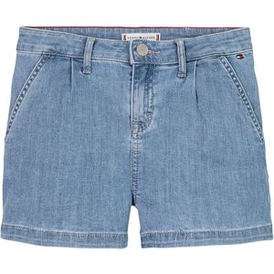 Tommy Hilfiger Shorts - Denim - Breed - Draperig Denim - Tommy Hilfiger - 8 jaar (128) - Shorts