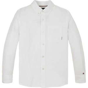 Overhemd - Effen - Linnen - Lange Mouw - Regular Fit