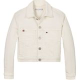 Tommy Hilfiger - Spijkerjas - Wit - Knoopsluiting - Klassieke Kraag