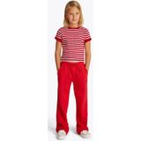 Tommy Hilfiger - T-shirt - Rood/Wit - Katoen/Viscose/Elastaan
