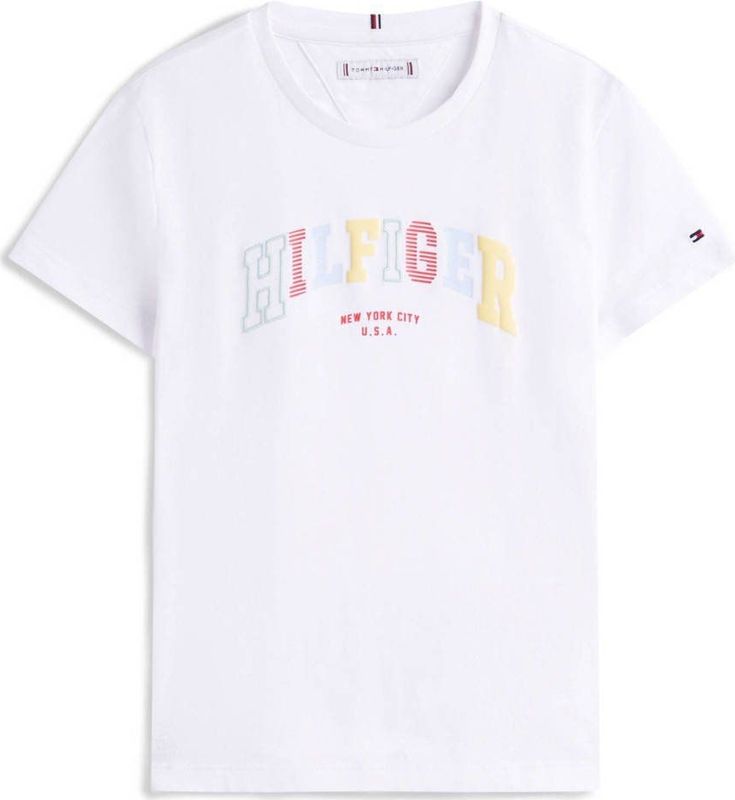 T-shirt met labelstitching, model 'VARSITY'