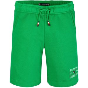 Sweatshorts met labeldetail