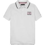 Tommy Hilfiger Polo - Wit m. Logo - Tommy Hilfiger - 4 jaar (104) - Polo