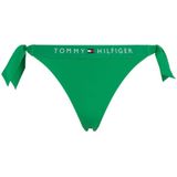 Bikini - Gevoerde Broek - Zijdelings Gebonden - Mid Waist - Logoprint