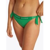 Bikini - Gevoerde Broek - Zijdelings Gebonden - Mid Waist - Logoprint