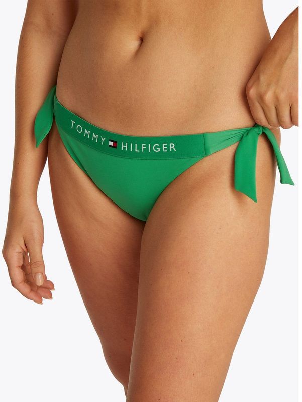 Bikini - Gevoerde Broek - Zijdelings Gebonden - Mid Waist - Logoprint