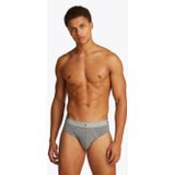 Tommy Hilfiger - Underwear - Slip - Mid Hthr/Blck/Th Wht - 3 Stuks - Elastische Logo-band