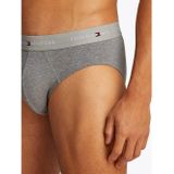 Tommy Hilfiger - Underwear - Slip - Mid Hthr/Blck/Th Wht - 3 Stuks - Elastische Logo-band
