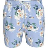 Tommy Hilfiger - Drawstring Swimshort - Heren Zwembroek - Lichtblauw - Polyester