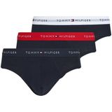 Tommy Hilfiger - 3-Pack Slips - Multicolor - Katoen - Stretch Stof - Logo Tailleband