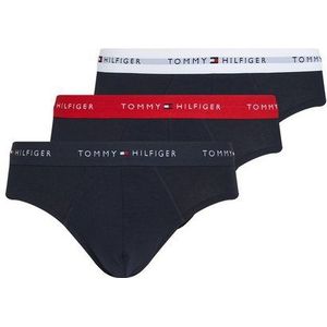 Tommy Hilfiger - 3-Pack Slips - Multicolor - Katoen - Stretch Stof - Logo Tailleband