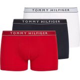 Tommy Hilfiger - Stretch Cotton Trunk Boxers - Veelkleurig - 3-Pack