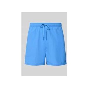 Regular Fit Badeshorts mit Logo-Stitching