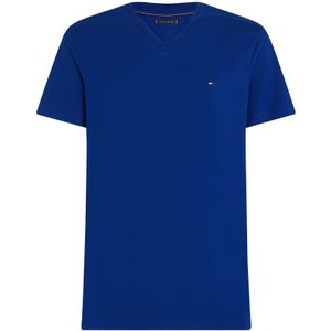 Tommy Hilfiger - Essential T-shirt - Blauw - Heren - V-hals