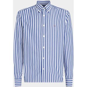 Tommy Hilfiger Casual hemd lange mouw Blauw Flex Poplin Bold Stripe RF MW0MW39159/0A5