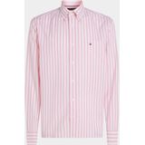 Tommy Hilfiger - Casual Hemd - Roze - Flex Poplin - Lange Mouw