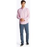 Tommy Hilfiger - Casual Hemd - Roze - Flex Poplin - Lange Mouw