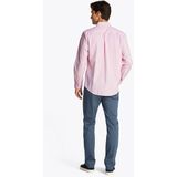 Tommy Hilfiger - Casual Hemd - Roze - Flex Poplin - Lange Mouw