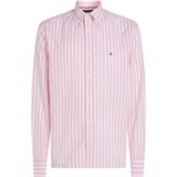 Tommy Hilfiger - Casual Hemd - Roze - Flex Poplin - Lange Mouw