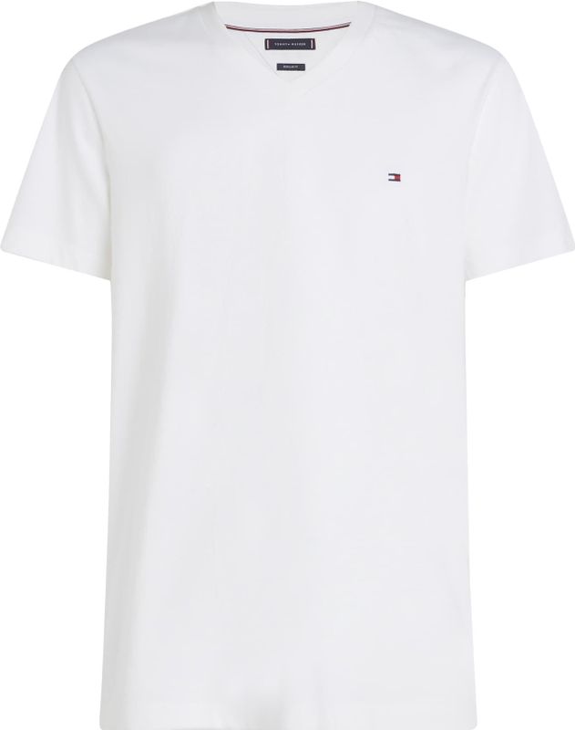 Tommy Hilfiger - ESSENTIAL V-NECK TEE - T-shirt - Wit