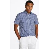 Tommy Hilfiger - Overhemd - Blauw Geruit - Katoen