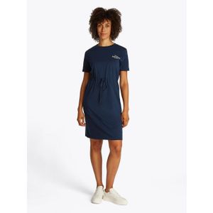Tommy Hilfiger - T-shirtjurk - Blauw - Dames