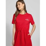 Tommy Hilfiger - T-shirtjurk - Rood - Dames