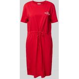 Tommy Hilfiger - T-shirtjurk - Rood - Dames