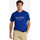 Tommy Hilfiger T-Shirt "HILFIGER CENTER STACK TEE", mit großem Schriftprint