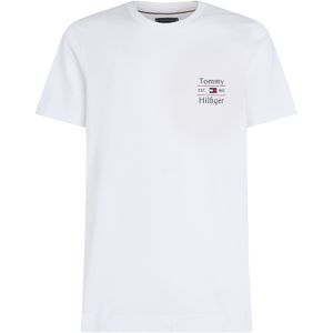 Tommy Hilfiger - T-shirt - Donkerblauw - 100% Katoen