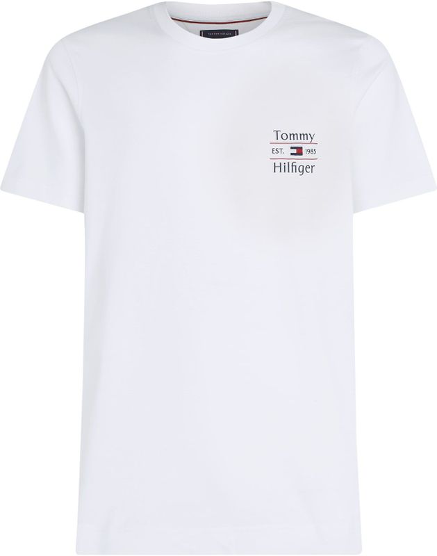 Tommy Hilfiger - T-shirt - Donkerblauw - 100% Katoen