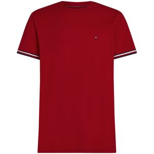 Tommy Hilfiger, Heren, Tops, Rood, Maat: 2XL Katoen,