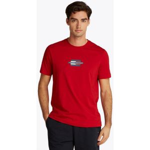 Tommy Hilfiger Kurzarmshirt "FLAG BOX TEE", Mit Rundhalsausschnitt