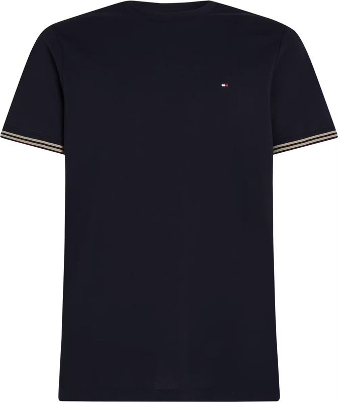 Tommy Hilfiger, Heren, Tops, Blauw, Maat: XS Katoen,