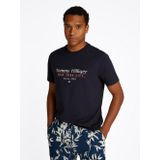 Tommy Hilfiger - Casual T-shirt - Marineblauw - Katoen
