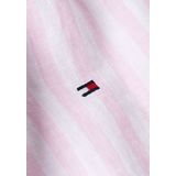 Tommy Hilfiger - Linen Essential - Overhemd - Roze met Wit Gestreept - Katoen