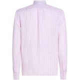Tommy Hilfiger - Linen Essential - Overhemd - Roze met Wit Gestreept - Katoen