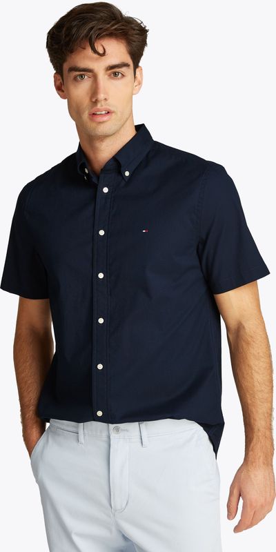 TOMMY HILFIGER Overhemd 'FLEX'  navy