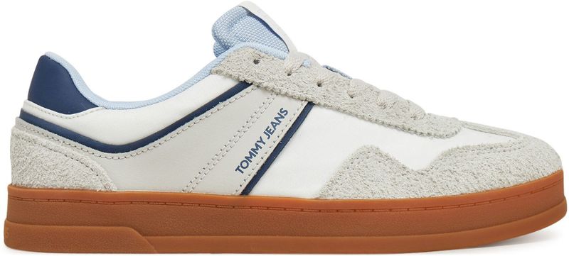 Tommy Hilfiger - Retro-moderne Sneakers - Grijs - Hoogwaardige Materialen