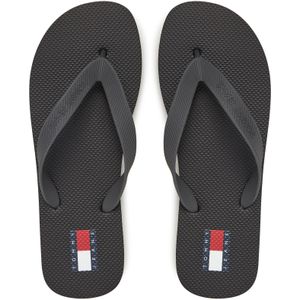 Tommy Jeans - Teenslippers - Zwart - 100% Thermoplastisch Polyurethaan