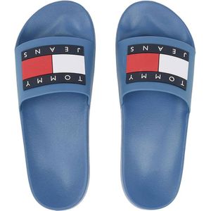 Tommy Jeans - Pool Slippers - Slides - Zwart - Rubbermix