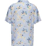 Tommy Hilfiger - Bowling Shirt - Lichtblauw - Regular Fit - Korte Mouw - Popeline