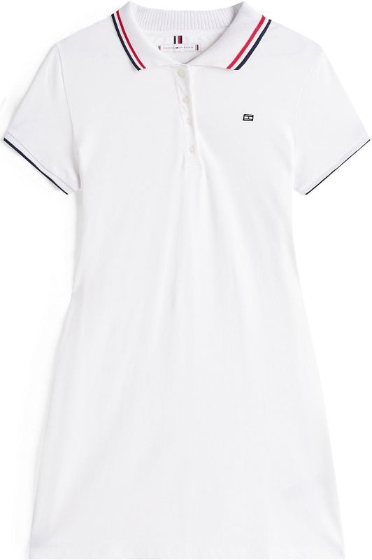 TOMMY HILFIGER Jurk  navy / donkerrood / wit