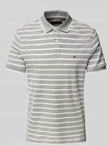 Tommy Hilfiger - Gestreepte Polo - Grijs - Organisch Katoen/Linnen