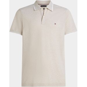 Tommy Hilfiger - Polo - Bruin - Katoen/Linnen
