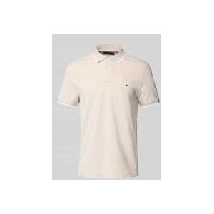 Tommy Hilfiger - Poloshirt - Beige - Katoen/Linnen