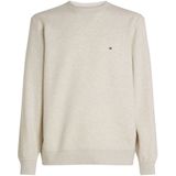 Tommy Hilfiger Heren ESS SEASONAL FLEECE CREWNECK MW0MW40000 Pullover Sweatshirt, Beige, XS, Beige (Gemêleerde Havermelk), XS