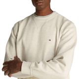 Tommy Hilfiger Heren ESS SEASONAL FLEECE CREWNECK MW0MW40000 Pullover Sweatshirt, Beige, XS, Beige (Gemêleerde Havermelk), XS