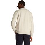 Tommy Hilfiger Heren ESS SEASONAL FLEECE CREWNECK MW0MW40000 Pullover Sweatshirt, Beige, XS, Beige (Gemêleerde Havermelk), XS